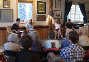 Authors Eric Watson, Marybeth Holleman, Christine Byl and Seth Kantner talk about wilderness. Photo courtesy Craig Brandt.