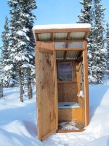 Life in Denali - Outhouse